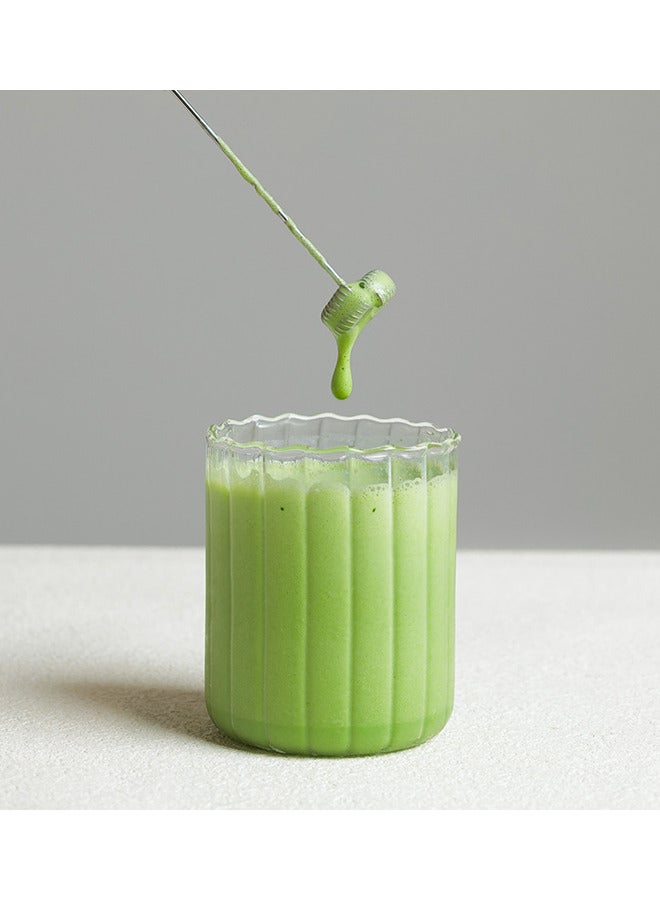 Matcha Electric Matcha Whisk and Milk Frother with Single and Double Frother Head Set - Barista Style Preparation for Matcha Green Tea Lattes - Image 2