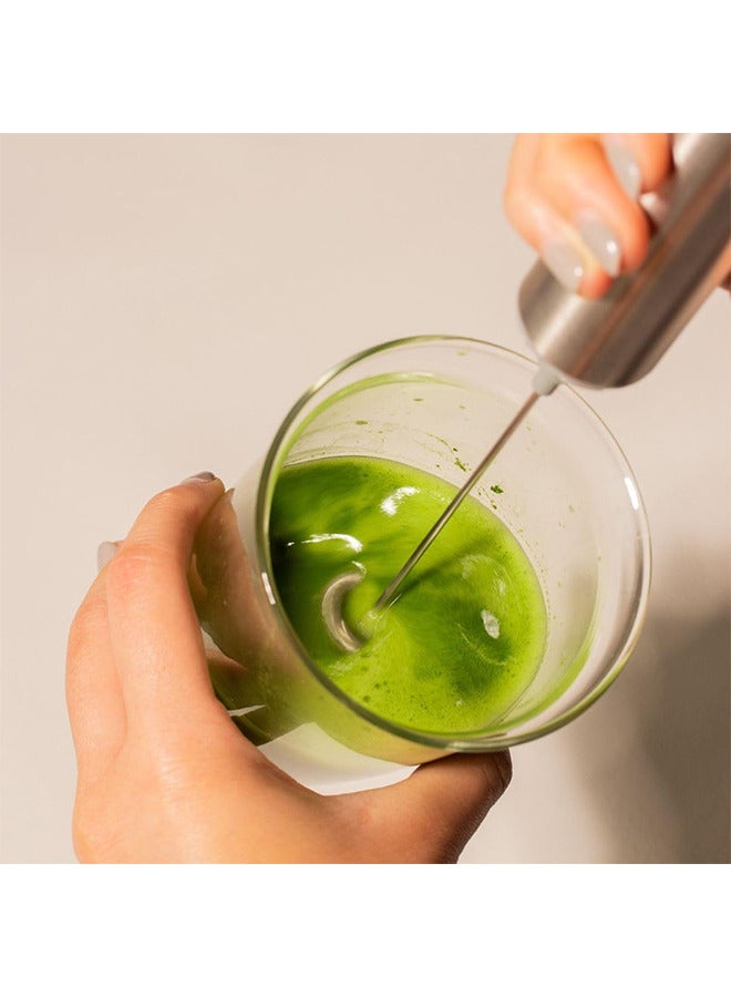 Matcha Electric Matcha Whisk and Milk Frother with Single and Double Frother Head Set - Barista Style Preparation for Matcha Green Tea Lattes - Image 3