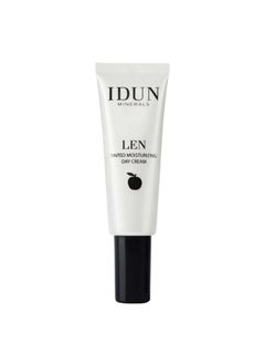 - Len Tinted Day Cream - Infused With Vitamin E And C - Gentle On The Skin - Ideal For Sensitive And Dry Skin - Contains Nourishing And Moisturizing Oils - Light-Medium - 1.76 Oz