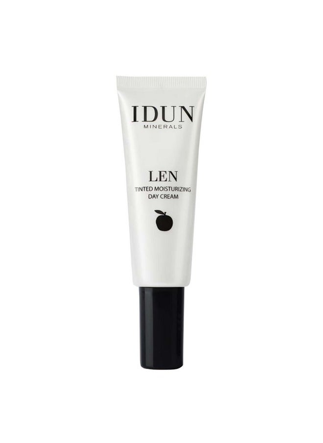 IDUN MINERALS - - Len Tinted Day Cream - Infused With Vitamin E And C - Gentle On The Skin - Ideal For Sensitive And Dry Skin - Contains Nourishing And Moisturizing Oils - Light-Medium - 1.76 Oz - Image 1