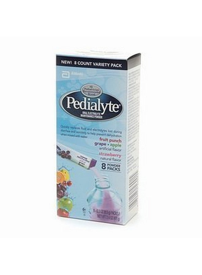 Pedialyte عبوات مسحوق بيداليتي، 0.3 أونصة، 8 عبوات (عبوة من 2) 
