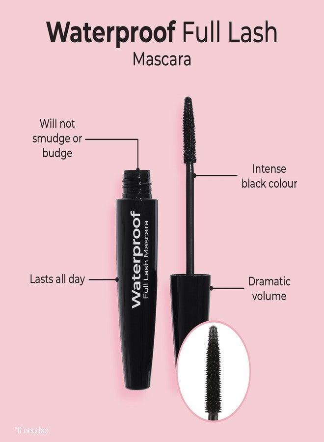 MCoBeauty Waterproof Full Lash Mascara, 4-in-1 Mascara, Intense Black Pigment, Lasts All Day Long, Vegan, Cruelty Free Cosmetics - Image 2