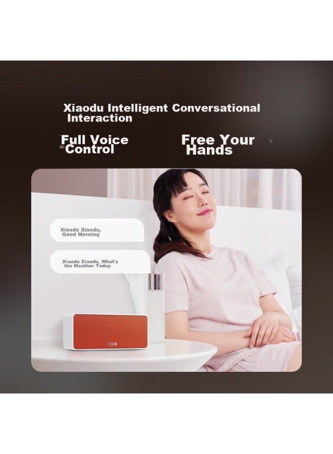 Small Xiaodu Sound Standard Edition Smart Speaker, High-quality Acoustics, Bluetooth Computer Desktop Speaker, Ai Intelligent Alarm Clock, Early Education Machine, Gift For Elderly And Children - Image 3