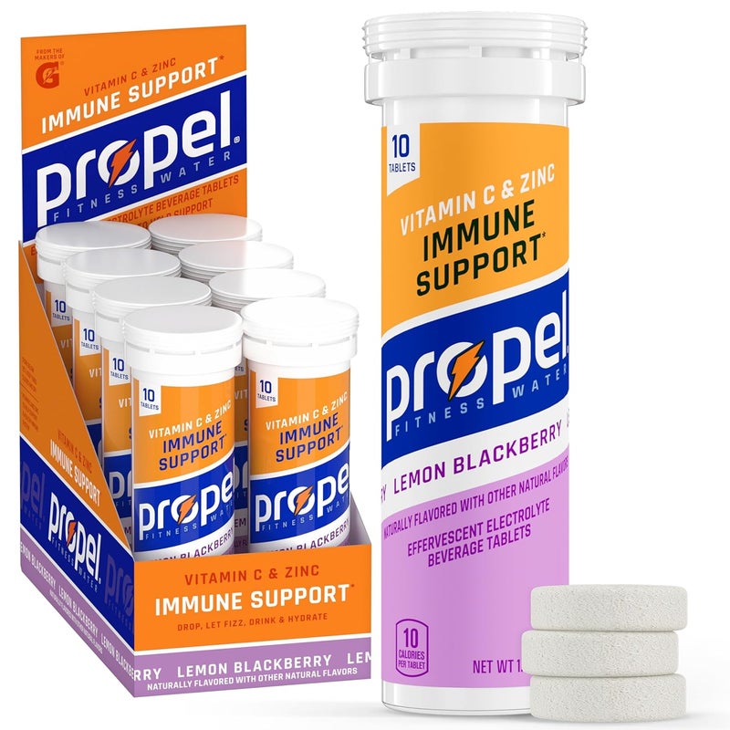 Propel Immune Support Tablets Lemon Blackberry for Everyone