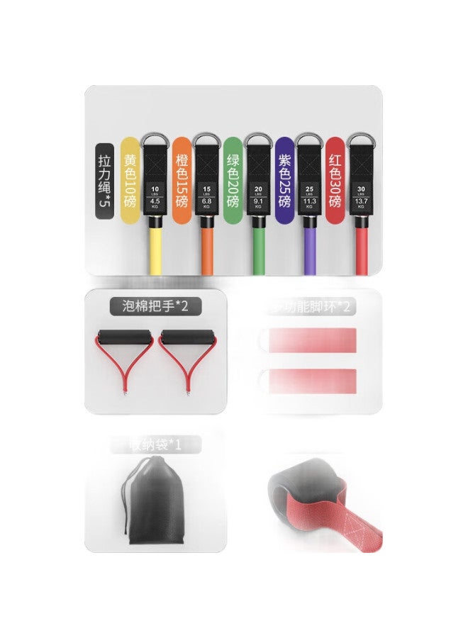 INVUI Resistance Band, Chest Muscle Elastic Band For Men, Pull-Up Band, Home Resistance Band, Back Strength Training, 100 Pounds - Image 3