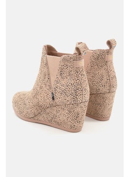 TOMS Women Kelsey Slip On Ankle Boot, Beige  - Image 2