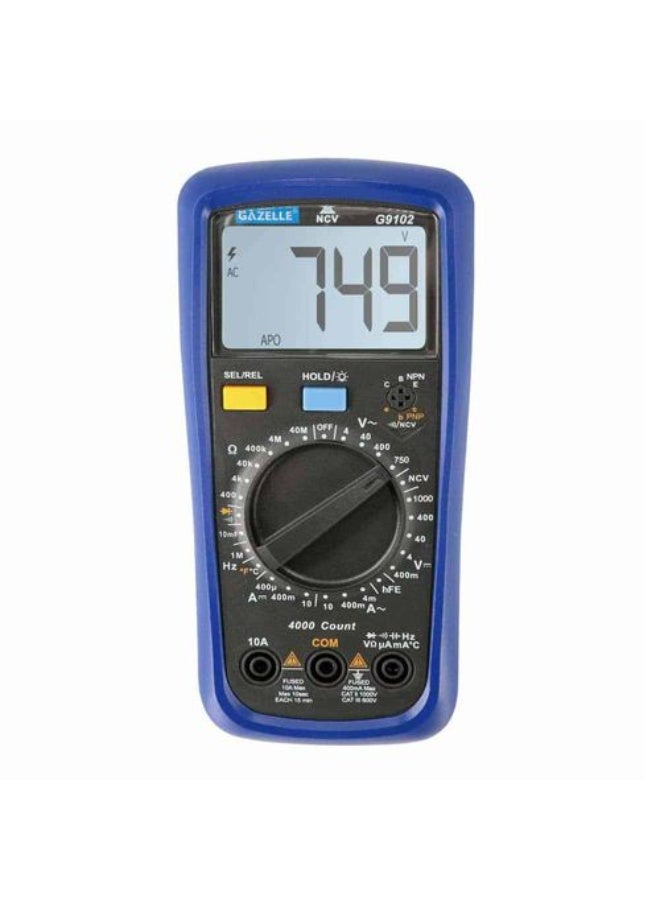 Gazelle Digital Multimeter Blue/Black - Image 2