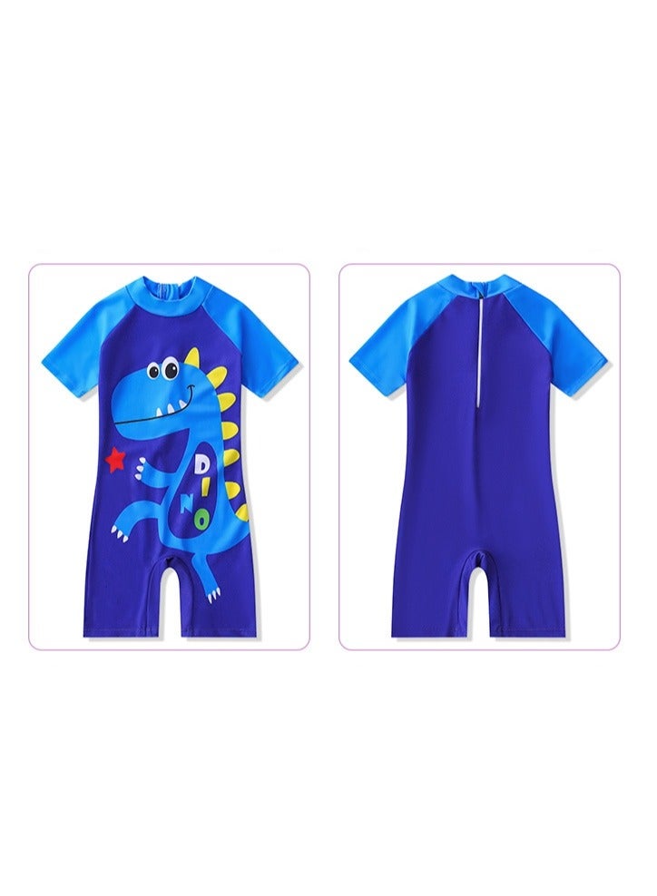 YD Long Sleeved Beach Sunscreen Children's One Piece Swimsuit - Image 3