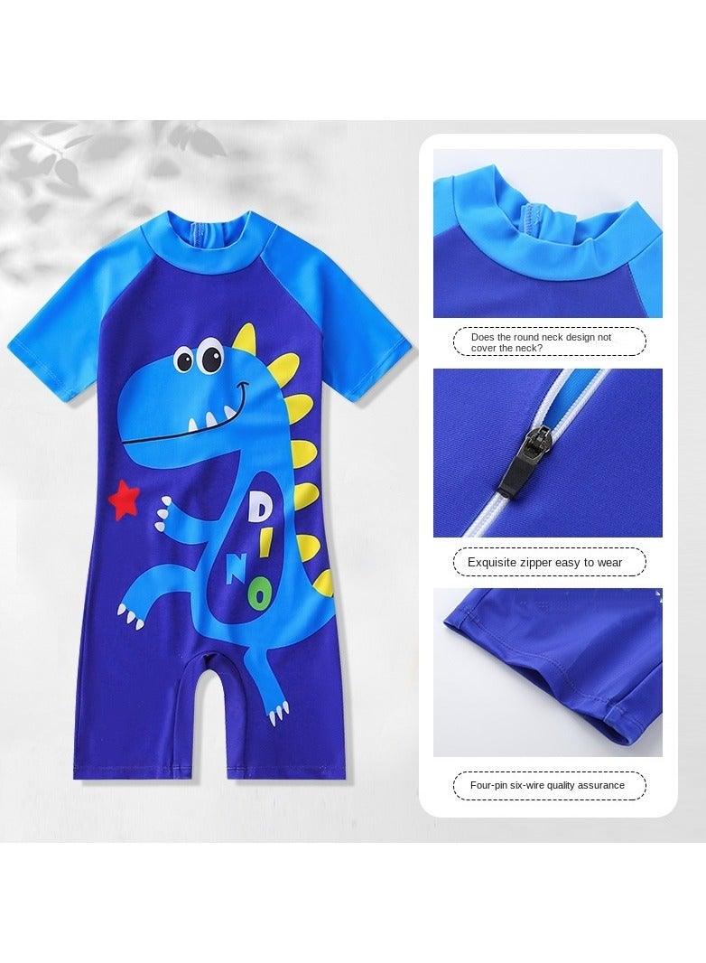 YD Long Sleeved Beach Sunscreen Children's One Piece Swimsuit - Image 2