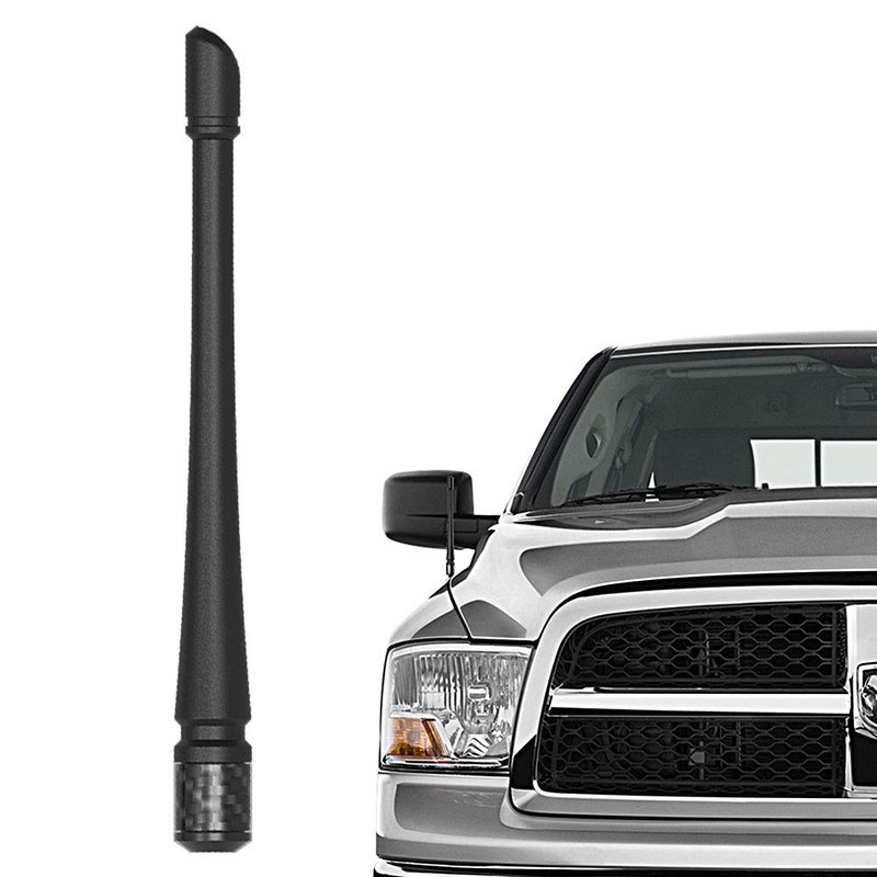 RYDONAIR Short Antenna Compatible with Dodge Ram 1500 2500 3500 19902025  Ford F250 F350 19902025 Internal Copper Coil for Enhanced Reception Car Wash Proof 7 inches Rubber Antenna Replacement
