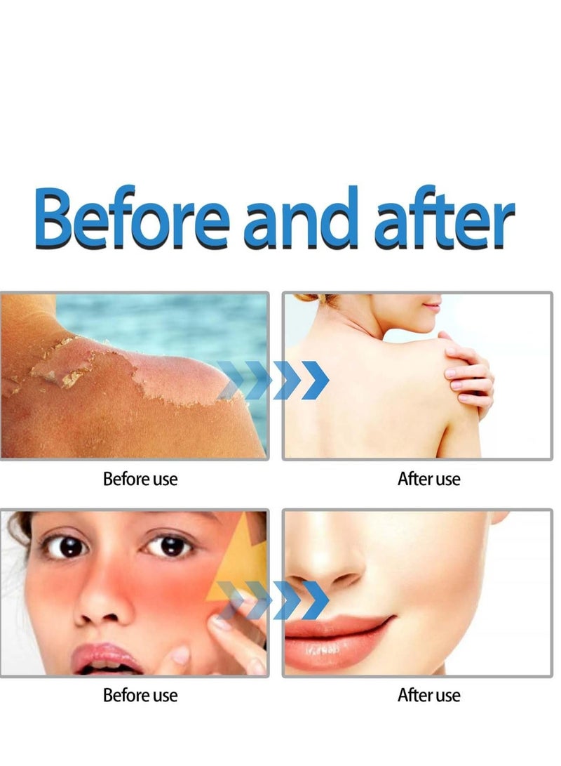 OUHOE Moisturizing Sunscreen Mist, Ultra-Light Sunscreen Spray Lotion SPF50, Daily Face Sunscreen Spray, Face and Body Protection, Non-Greasy &Water Resistant Sunscreen 100ml - Image 2