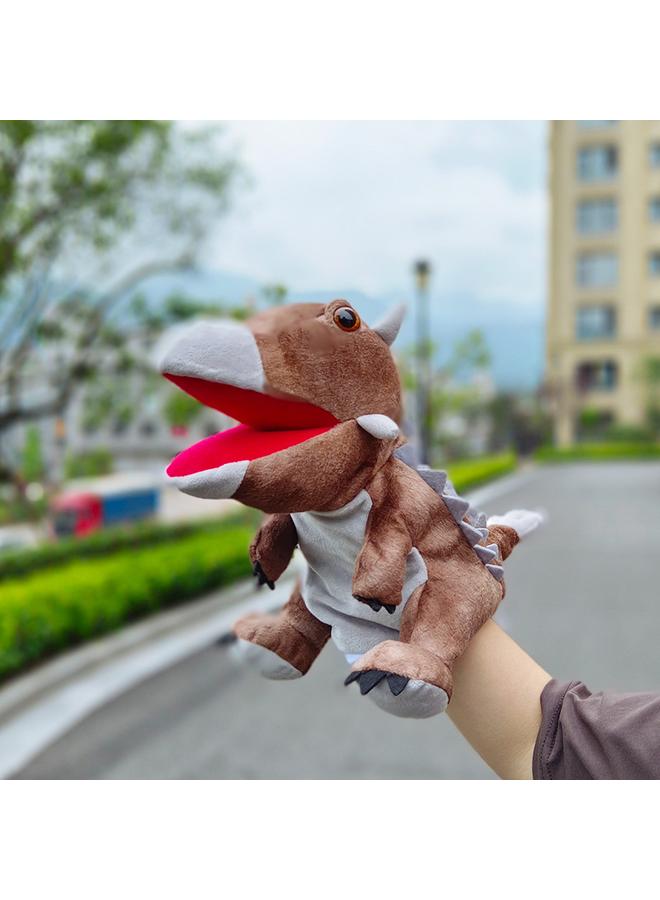 Bluejw New Arrival Dinosaur Hand Doll Toy Large Mouth-opening Animal Dragon Soothing Gloves  - Image 1