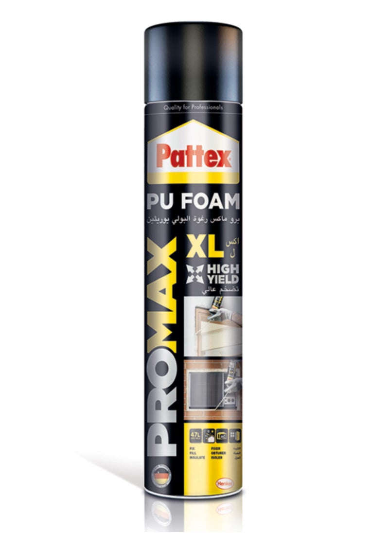 Pattex Promax XL PU Foam Fix & Fill - Ideal for Windows & Doors, 500ml - pzsku/Z0EA1E5CC9076FF1B90A3Z/45/_/1733660631/ed72c062-3830-45ba-8545-3b5780b852c7