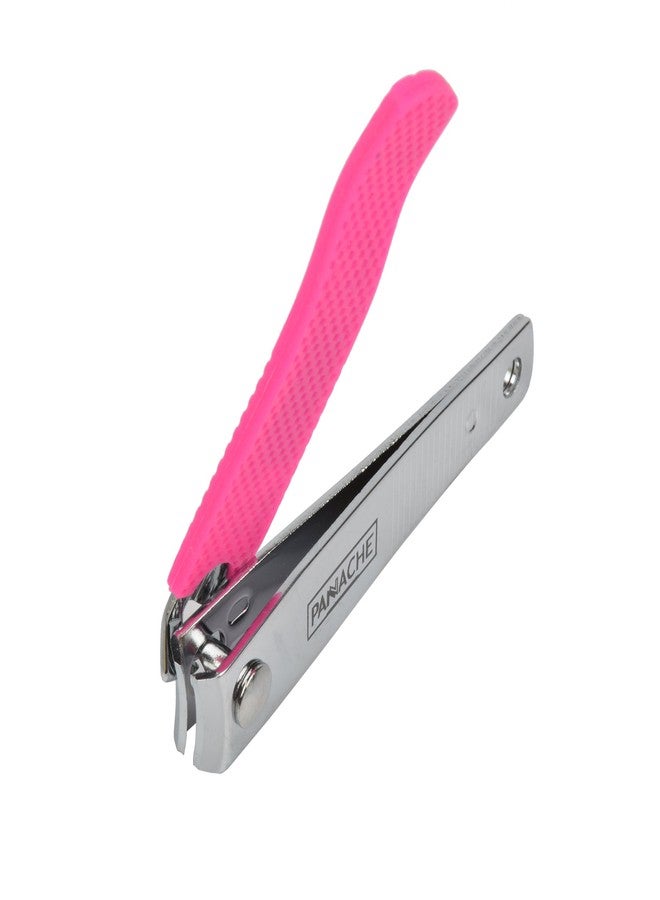 Panache Anti Skid Nail Clipper, Flush Pink - Image 4