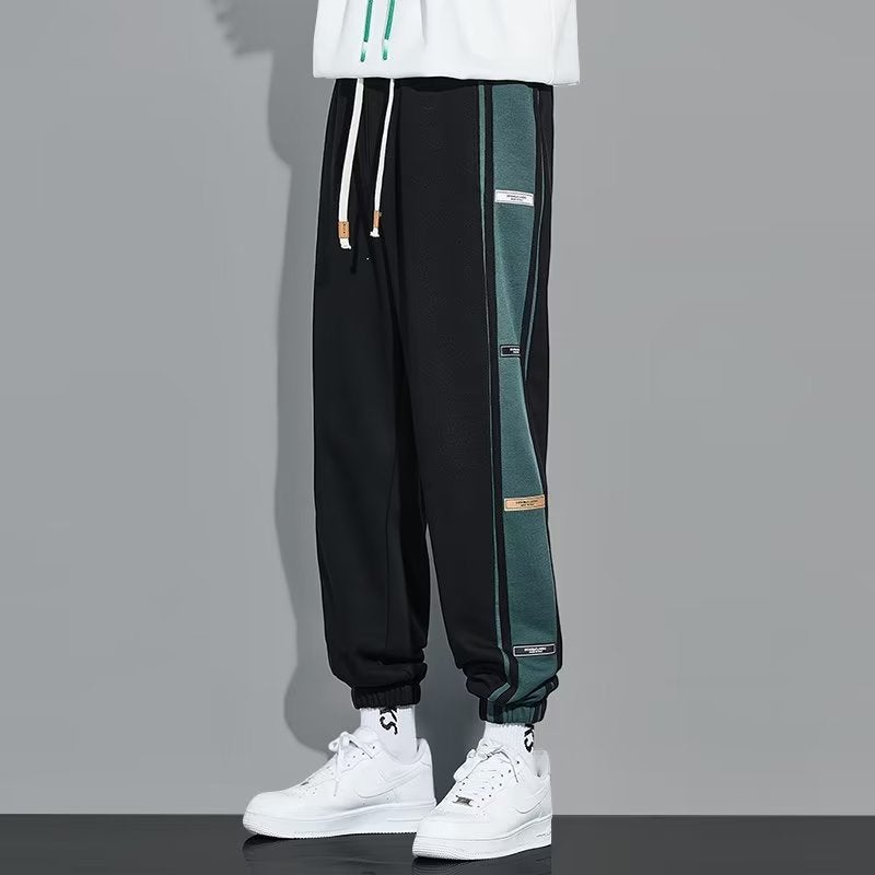 White Pants Men'S Korean-Style Fashionable Boys Loose Straight Trendy Brand Plus Size Casual Sports Trousers - Image 5