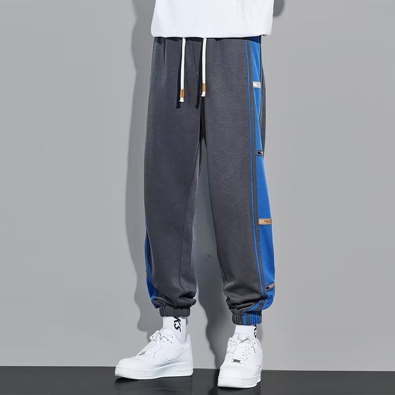 White Pants Men'S Korean-Style Fashionable Boys Loose Straight Trendy Brand Plus Size Casual Sports Trousers - Image 4