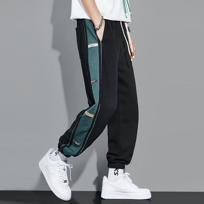 White Pants Men'S Korean-Style Fashionable Boys Loose Straight Trendy Brand Plus Size Casual Sports Trousers - Image 3