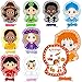 SpriteGru 9 Pieces Happy Face Lacing Cards 9 Double Sided Color Sewing Cards with 9 Colorful Laces Educational Learning Activity Games Imagination Development Lacing Toys for Preschoolers Kids - Image 2