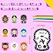 SpriteGru 9 Pieces Happy Face Lacing Cards 9 Double Sided Color Sewing Cards with 9 Colorful Laces Educational Learning Activity Games Imagination Development Lacing Toys for Preschoolers Kids - Image 4