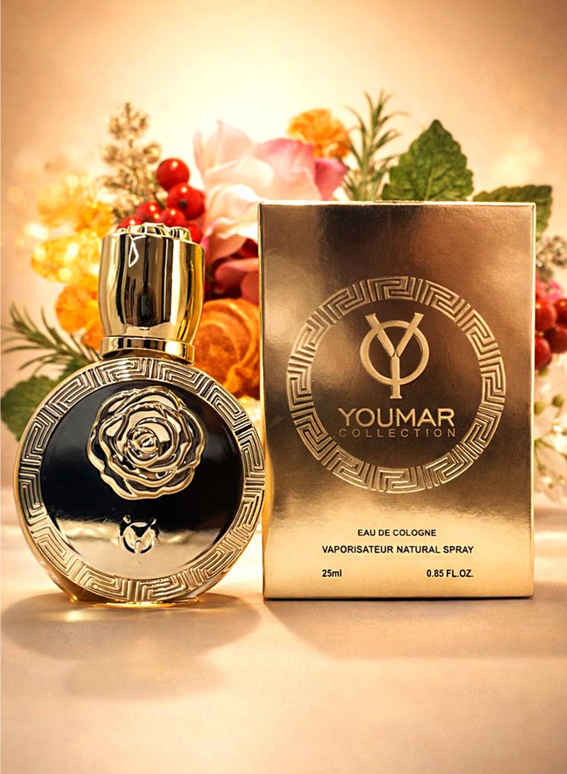 يومار عطر فاخر للنساء من مجموعة يومار رقم 8838، 25 مل | عطر منعش للنساء بنفحات الحمضيات والزهور البيضاء والمسك | أفضل عطر للنساء - Image 1