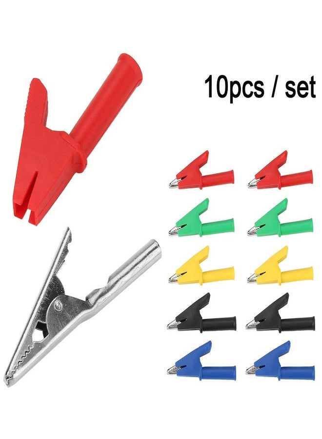 Walfront Safety Test Clips for Multimeter, 4mm Banana Jack Clips 20A 380V 10-Pack 5 Colors - P2002 - Image 5