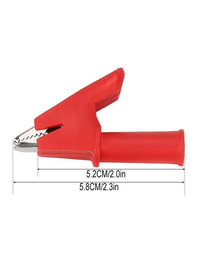 Walfront Safety Test Clips for Multimeter, 4mm Banana Jack Clips 20A 380V 10-Pack 5 Colors - P2002 - Image 2