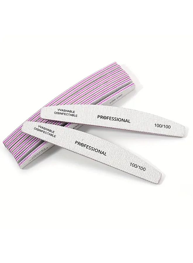 3 In 1 Nail Files Mix Sanding Polishing Buffing Strips EVA Manicure Pedicure Tools - Image 2