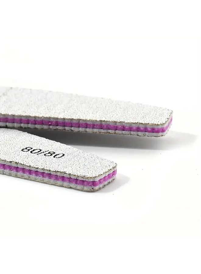 3 In 1 Nail Files Mix Sanding Polishing Buffing Strips EVA Manicure Pedicure Tools - Image 3