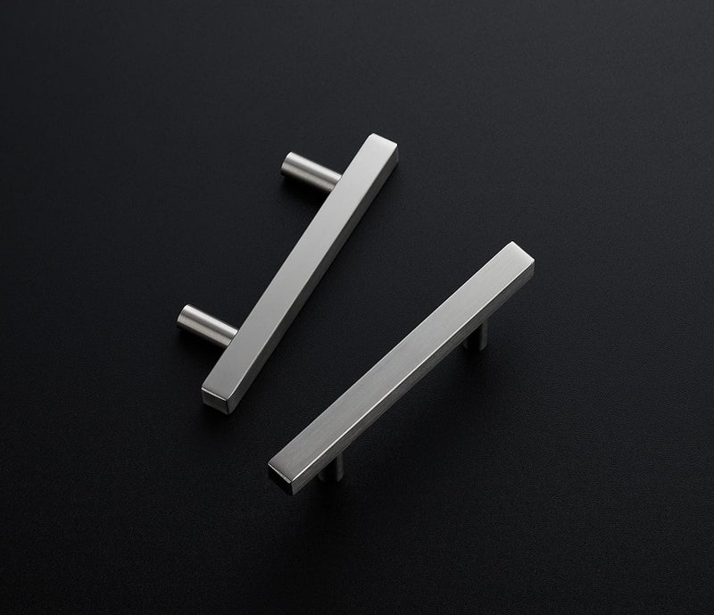 Ravinte 30 Pack Cabinet Handles 3 Inch Brushed Nickel Cabinet Pulls Square Hardware for Kitchen Cabinets - 5 Inch Total Length - Image 2