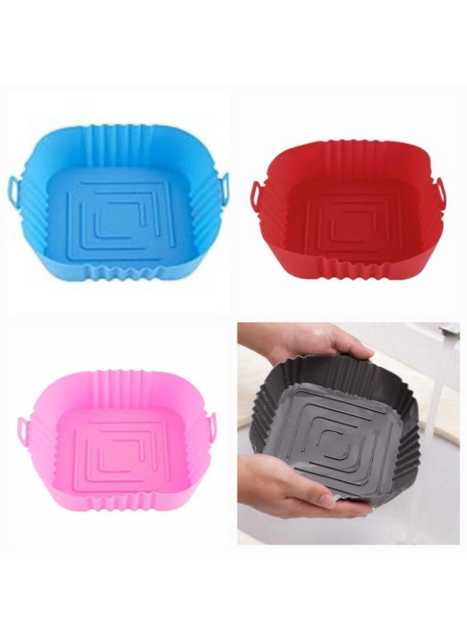 Reusable Silicone Air Fryer Liner – Heat Resistant Non-Stick Basket Insert - Image 2