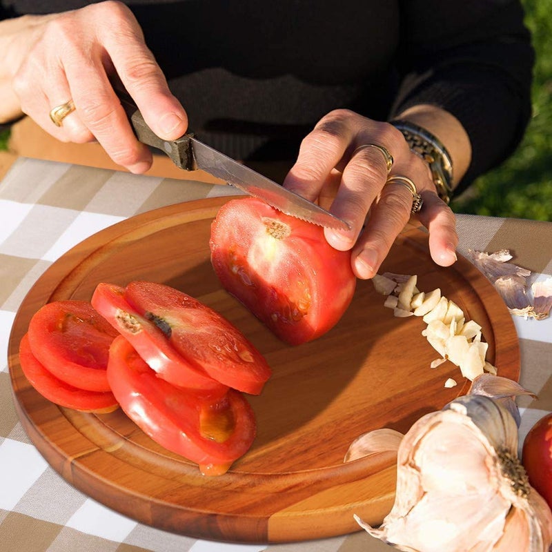 Niyanta Chopping Tray Vegetable Fruit Cutting Board Thick Chopping Plate Serving Tray Multipurpose use - Image 3