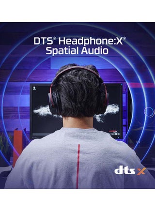 HyperX Cloud Alpha Wireless Gaming Headset, 50mm Dual Chamber Drivers,300 Hours of Battery, Detachable Noise-Cancelling Mic, Led Indicator, 15 Hz- 21 kHz Frequency Response, Black/Red | 4P5D4AA - view 3
