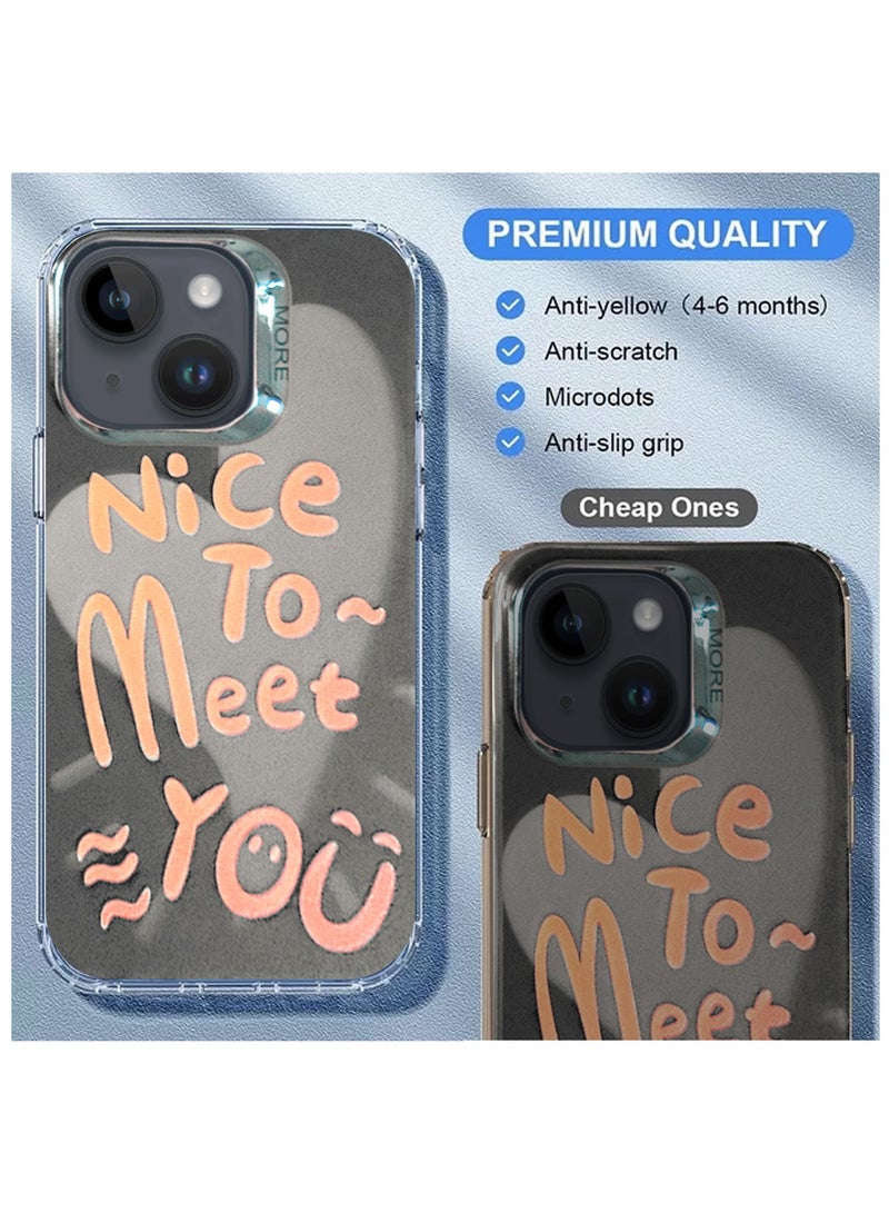 Wtech More Series Colorful Design Protective Case Cover For Apple iPhone 15 2023 Black/Grey - Image 5