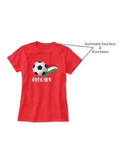 PRINTSHOP4ME Hungary Unisex Adult T-Shirt - Short Sleeve Round Neck Cotton Tshirt for Men and Women - Soft and Comfortable - Gift for Football Fans  - Image 5