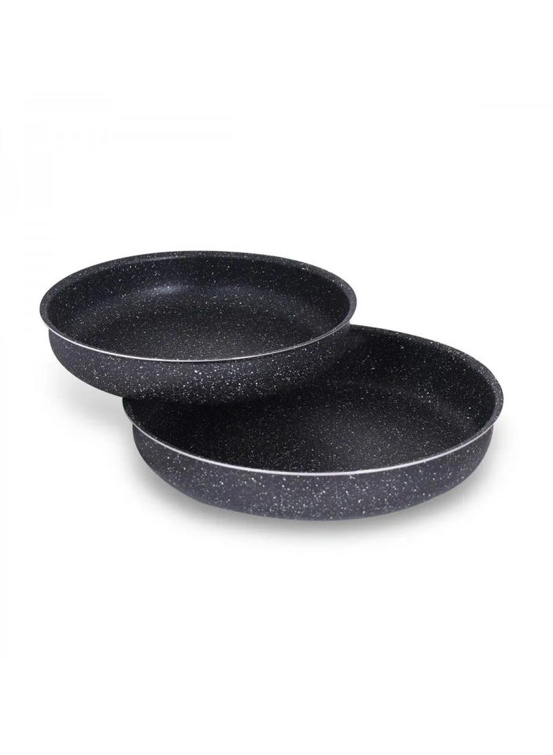 Home Master 2-Piece Non-Stick Aluminum Cake Baking Pan Set – Scratch-Resistant and Easy to Clean, Perfect for Baking Cakes, Pastries, and Desserts in the Oven - Image 2