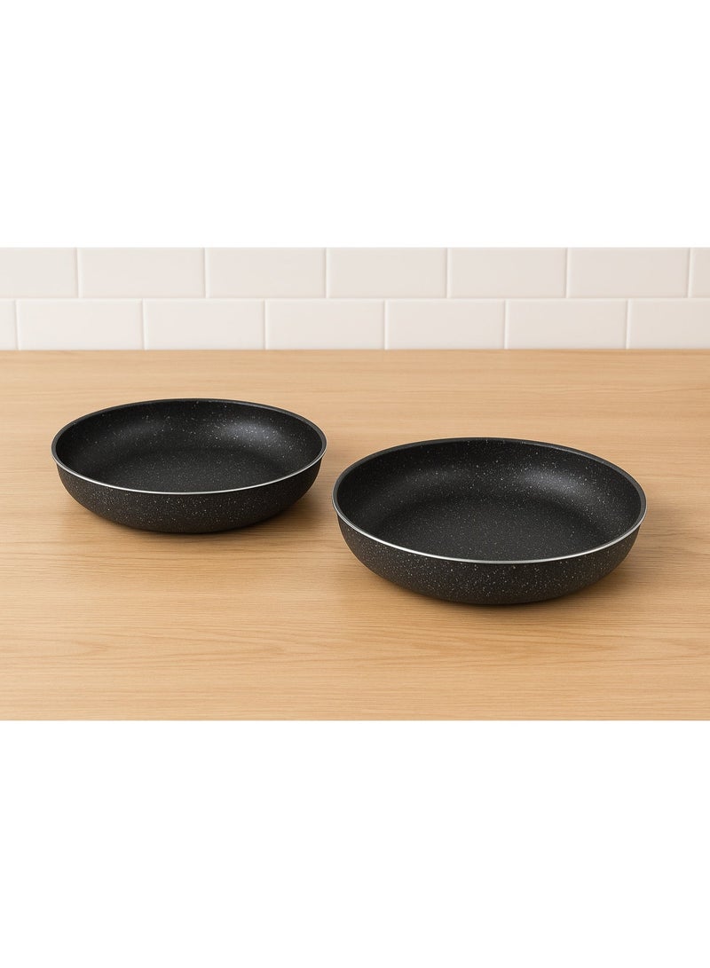 Home Master 2-Piece Non-Stick Aluminum Cake Baking Pan Set – Scratch-Resistant and Easy to Clean, Perfect for Baking Cakes, Pastries, and Desserts in the Oven - Image 3