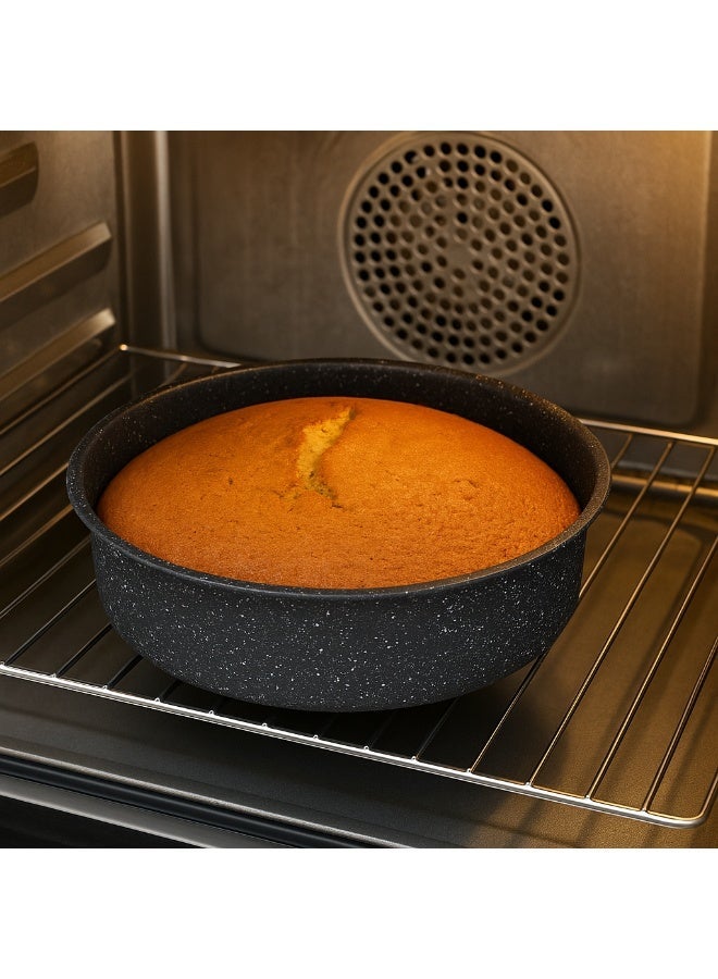 Home Master 2-Piece Non-Stick Aluminum Cake Baking Pan Set – Scratch-Resistant and Easy to Clean, Perfect for Baking Cakes, Pastries, and Desserts in the Oven - Image 5