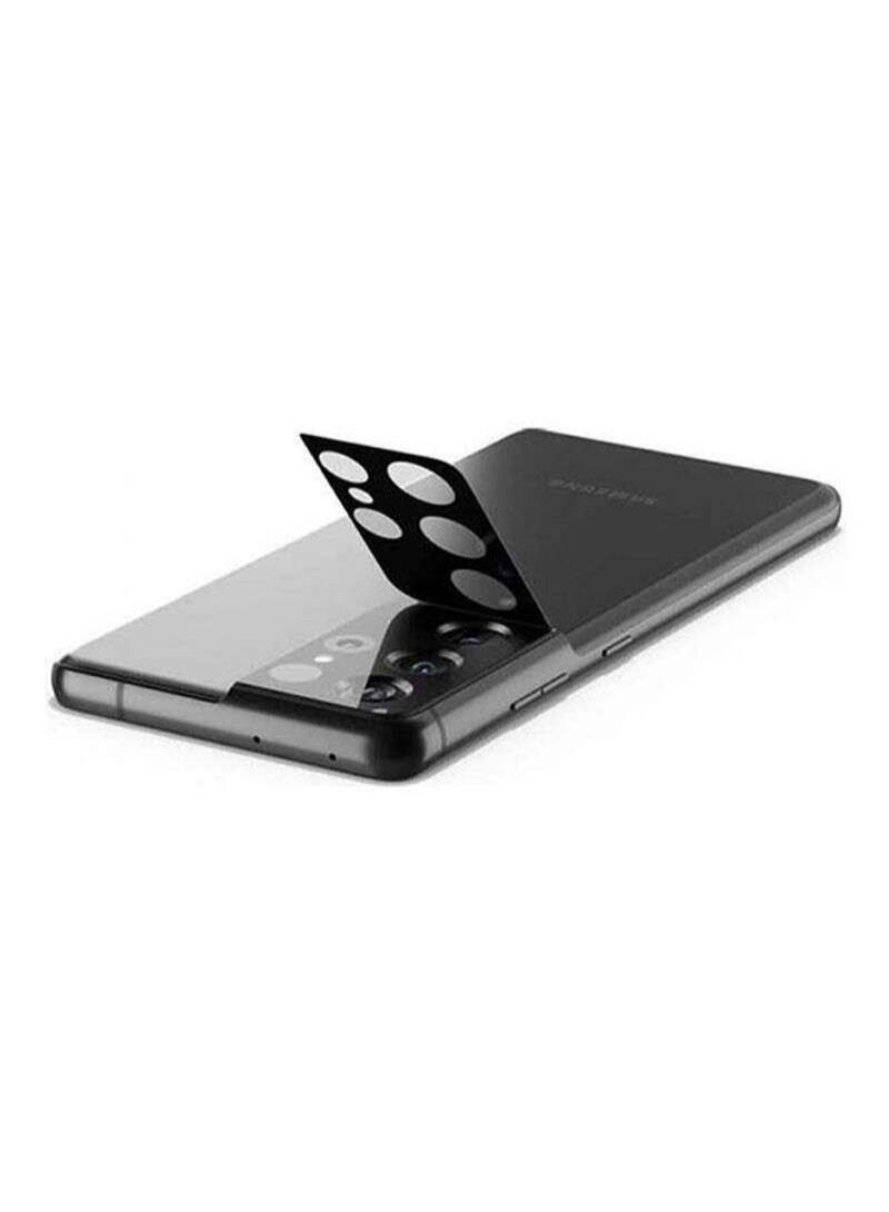 BORTONY 2-Pieces Camera Lens Protector For Samsung Galaxy S21 Ultra 3inch Black - Image 2