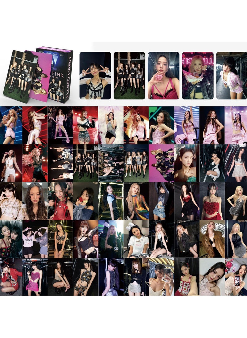 NIBEMINENT 55 Pcs Kpop BlackPink Lomo Cards Card For Fans Collection Gifts - Image 1