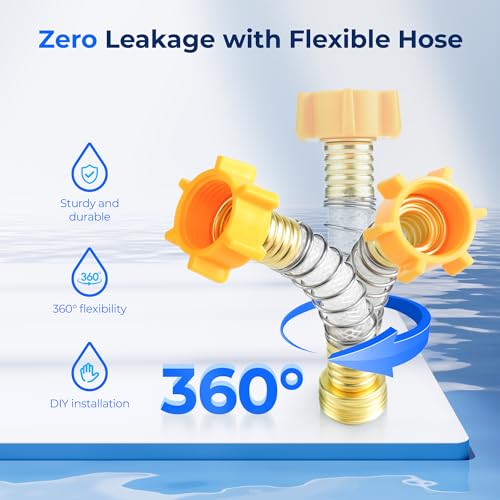 Waterdrop RV Water Filter, NSF Certified, Reduces Chlorine, Bad Taste, Odor, 2 Pack, Flexible Hose Protector - Image 5