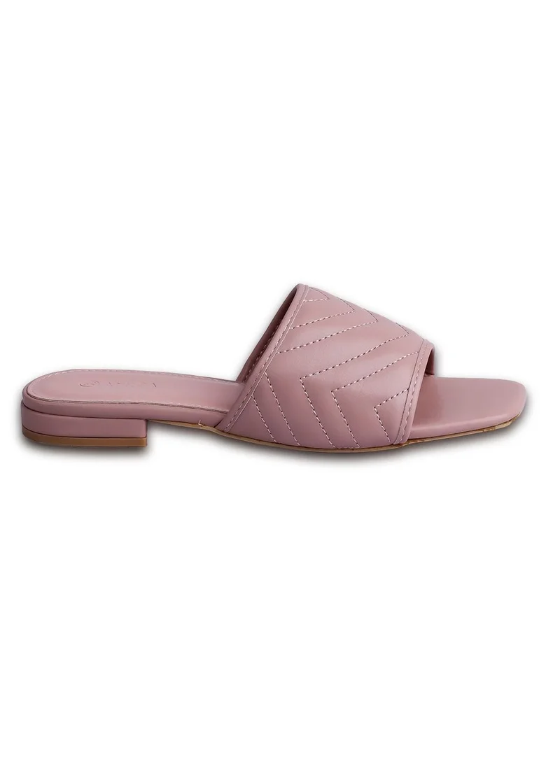 AMICA Ariana Women's Flat leather sandals with quilted design