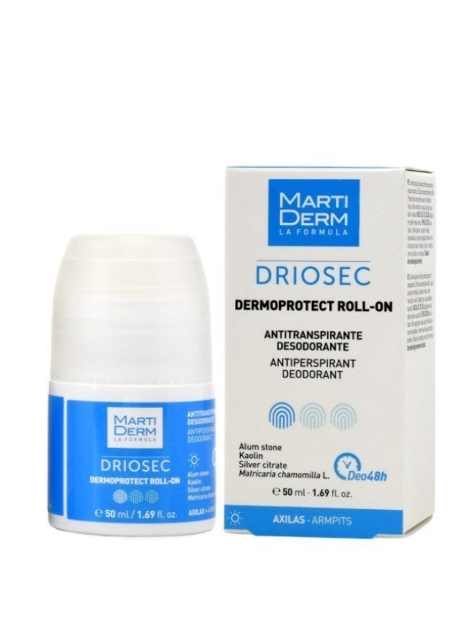 Martiderm Driosec Dermoprotect Deodorant Roll On 50ml - Image 1