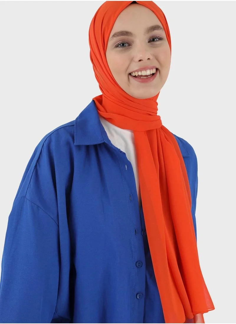 Tuva Shawl by Modanisa Chiffon Lightweight Scarves