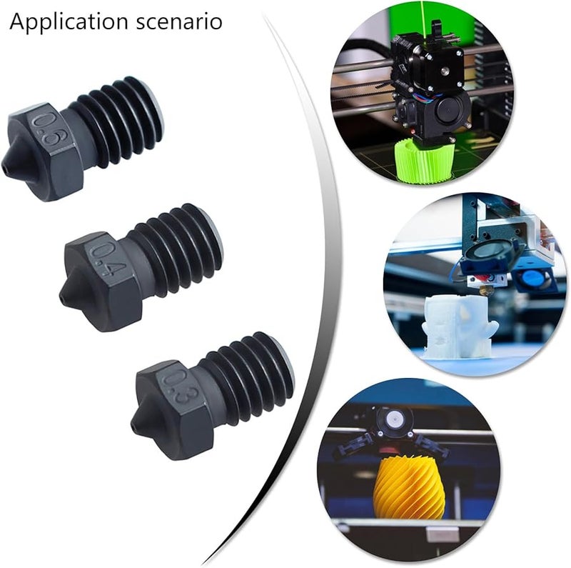 فوهة طابعة ثلاثية الأبعاد احترافية 0.3 مم مطلية لمتانة ممتدة - Image 3