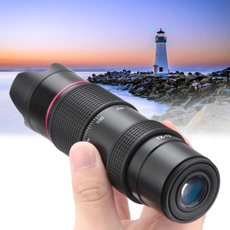 comfrt High Definition Telephoto Lens Telescope TX-13 12X FMC Multi-Layer Film with 37mm Thread Hole High Definition Telephoto Lens for Bird Watching Camping - Image 3