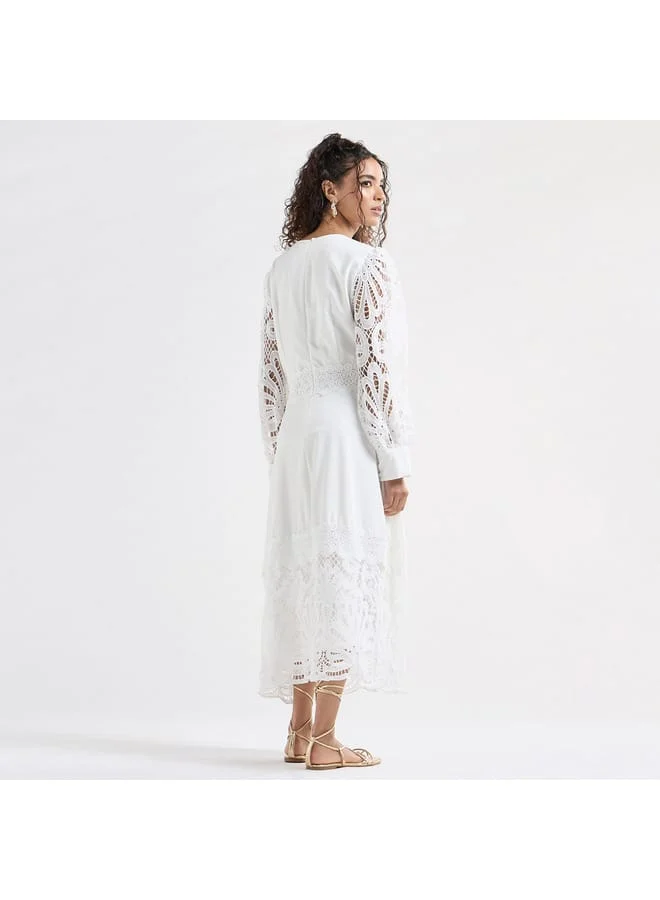 Splash FAV Lace Trimmed Dress