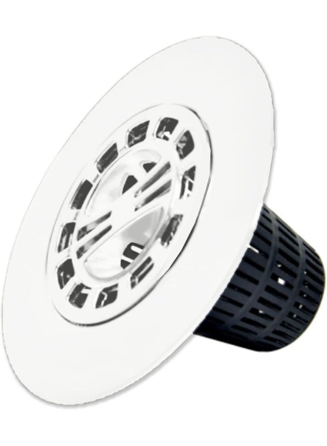DANCO Hair Catcher for Stand-Alone Shower Drain Cover | 3-inch Shower Drain Openings | Strainer Snare | White - Image 5
