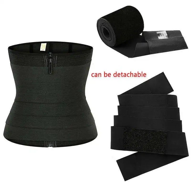 Bluejw Women's Plus Size Waist Trainer Corset Cincher Body Shaper Girdle Trimmer for Slimming, Waist Trimmers Included - Image 3