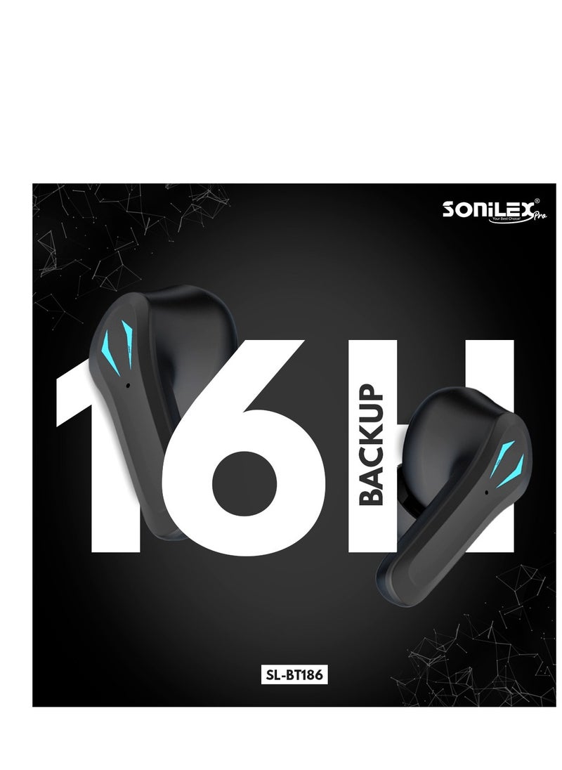 SOniLEX - Sonilex SL-BT186 Jawbeats  RGB light Gaming Wireless Earbuds - Image 1