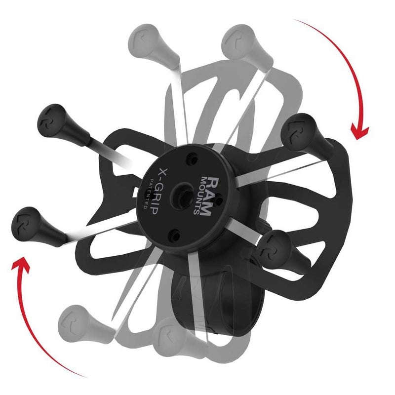 RAM MOUNTS X-Grip Large Phone Mount with RAM Tough-Strap Handlebar Base RAP-460-UN10U for Bike Handlebars - Image 3